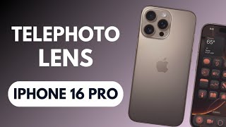 Does Iphone 16 Pro  Pro Max have Telephoto Camera lens [upl. by Parrnell]