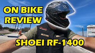 Shoei RF1400 Helmet Review [upl. by Azirb]