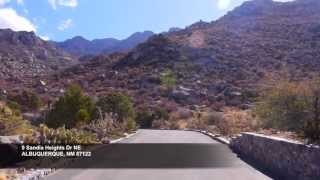 Aerial Video View Of 9 SANDIA HEIGHTS DRIVE NE Albuquerque NM 87122 [upl. by Nimesh]