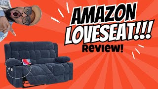 IROSTAE Loveseat Recliner Sofa REVIEW [upl. by Winchell656]