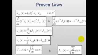 Math  Special Functions Bessel Part1 [upl. by Tempa51]