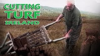 Traditional Irish Turf Cutting  Life on the Moss in the 1950s [upl. by Scharaga]