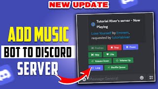 How To Add Music Bot To Discord Server 2024  StepbyStep [upl. by Lethia]