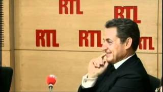 Laurent Gerra imite Nicolas Sarkozy présent dans les studios dRTL [upl. by Ellata292]