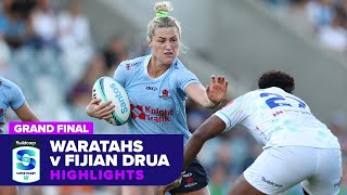 Waratahs v Fijian Drua Highlights  Grand Final  Super Rugby Womens 2024 [upl. by Marva]