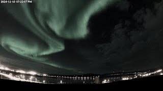 Kiruna Swedish lapland Northern Lights November 10th [upl. by Bjorn72]