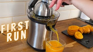 🍊🍹 Juicer Götze amp Jensen CJ701X  OPENBOX amp TEST wyciskarka do cytrusów [upl. by Ing]