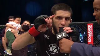 UFC 267 Islam Makhachev Octagon Interview [upl. by Kenlee]