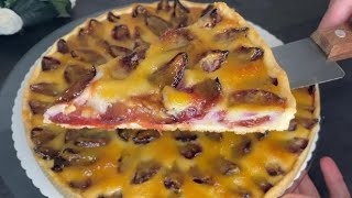 TARTE AUX QUETSCHES تارت بالبرقوق أو لكوتش [upl. by Enaud]