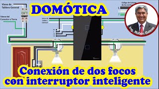 💥Domótica Simulación Interruptor Inteligente smart switch con Wifi App Smart Life 100 práctico [upl. by Idoc]