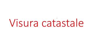 Visura catastale on line [upl. by Aidnama344]