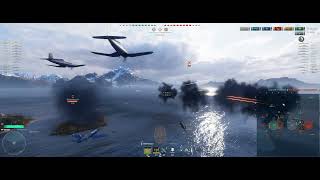 World of Warships Replay Kaga  CV  2 UBoote amp TX WTF [upl. by Aala]