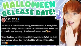 ROYALE HIGH HALLOWEEN UPDATE RELEASE DATE TIME FRAME REVEALED [upl. by Chariot694]