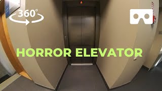 VR 360 Video Horror Elevator [upl. by Ellenad216]