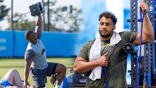 Chargers OL Begins Offseason Workouts  LA Chargers [upl. by Ayana]