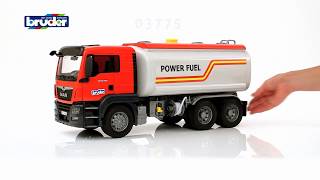 Bruder Toys MAN TGS Tanker Truck  03775 [upl. by Adnamra]