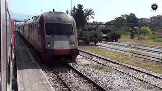 Train 610 ThessalonikiAlexandroupolis ADtranz  Hellenic Shipyards Cars Greece 2012 [upl. by Burton]