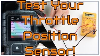 Test a Throttle Position Sensor using a Multimeter or OBD II Scanner • Cars Simplified [upl. by Einnel]