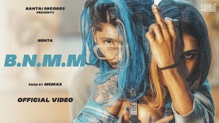 BNMM  MINTA  PROD BY MEMAX   OFFICIAL MUSIC VIDEO  MNH EP  BANTAI RECORDS [upl. by Ahsemit]