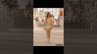 Rachel walking for Attico attico model runway fashion fashionweek catwalk fashiondesigner [upl. by Hgeilyak]