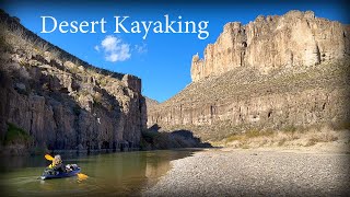 Kayaking Alone Through a Remote Desert Canyon [upl. by Bela]