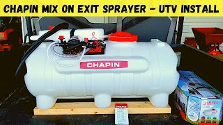 Chapin 25 Gallon Mix On Exit Sprayer  First Impressions [upl. by Arnulfo]