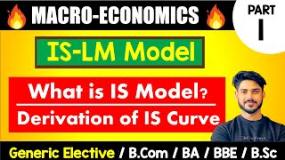 What is IS Curve Derivation of IS Curve  ISLM Model  Macroeconomics  GE BCom BA Bsc DU [upl. by Elvera]