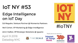 IoT NY 53 Edge Intelligence on IoT Day [upl. by Sari315]