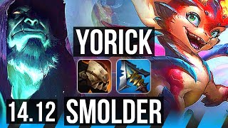 YORICK vs SMOLDER MID  805 Legendary  EUW Master  1412 [upl. by Felicidad]