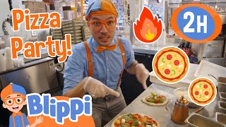 Blippis Pizza Playtime  Blippi  Educational Videos for Kids  Moonbug Kids Express Yourself [upl. by Englebert]