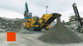 Application  Keestrack R3 Impact Crusher [upl. by Brad]