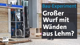 Verfügbar vor der Haustür Lehm als Grundlage für GroßbauWände  Abendschau  BR24 [upl. by Pasol]