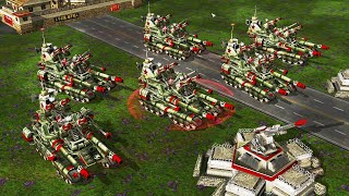 China Overlord vs 5 GLA  Command amp Conquer Generals Elite Army [upl. by Annaek153]