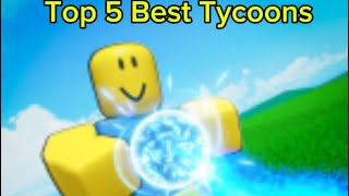 Top 5 best tycoons in Ultra Power Tycoon in Roblox [upl. by Notsuj228]