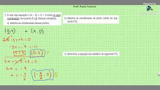 LIVE  Resoluções de exercícios  Paralelismo e perpendicularidade entre retas [upl. by Esinaj842]