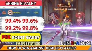 WIN AGAINST HIGH CP PLAYERS100 PERFECT POINTS IN SHRINE RIVALRYFIX POINT GAPSLEGEND OF NEVERLAND [upl. by Birdie]