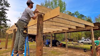 Building a MONSTER Homestead Shed  FULL BUILD [upl. by Jezabel43]