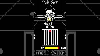 ENDINGTALE sans fight phase1 first attack 1xdamage [upl. by Lucilia]