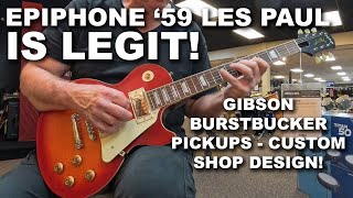 Epiphone 1959 Les Paul Standard  Aged Dark Cherry Burst  Sound Samples and Playability Test [upl. by Dacie112]