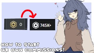 How to start art commisions as a minor [upl. by Neellek]