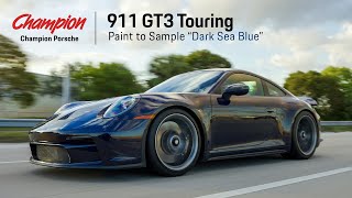 Paint to Sample 911 GT3 Touring in Dark Sea Blue [upl. by Maynard582]