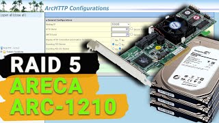 How to Recover Data from a RAID 5 with a NonOperable Controller Areca ARC 1210 [upl. by Annauj880]