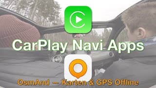 OsmAndMaps  Check CarPlay Navis 2024 [upl. by Randa]