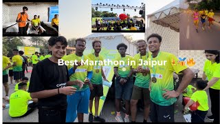 Best Marathon in Jaipur 10 km 🥇 crazy Meet up Africa se log mil na aaye ❤️😳🏃 [upl. by Gifford]