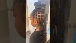 All done Hair done on a budget 😍 Black girl hairstyles Black girl magic [upl. by Belden]