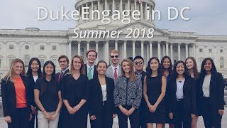 DukeEngage in DC 2018 [upl. by Lerrej]