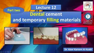 lecture 12 dental cements and TF [upl. by Chon]