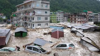 5 Minutes ago in China Mountains and rivers collapsed in Sichuan houses and cars destroyed [upl. by Toffey]