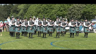 Inveraray amp District Pipe Bands medley at the Bangor UK championships [upl. by Yolanthe86]