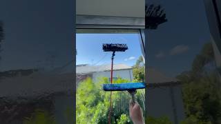 BEST WINDOW CLEANING TECHNIQUE windowcleaning asmrtriggers windows tesla [upl. by Mauve218]